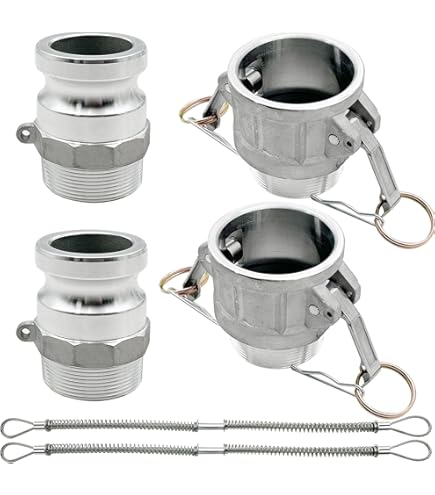 Amazon.com: ZHCONO 2PCS Type A 2'' Camlock Fitting 316